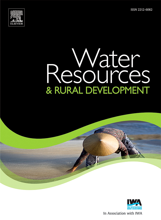 Go to journal home page - Water Resources and Rural Development